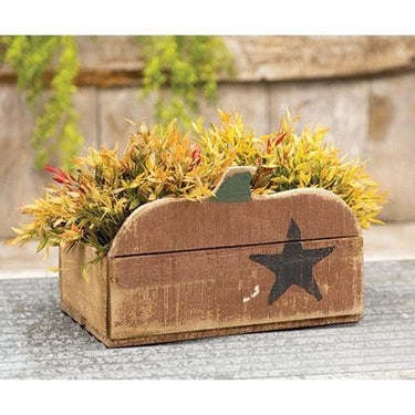 Rustic Pumpkin Crate - The Fox Decor